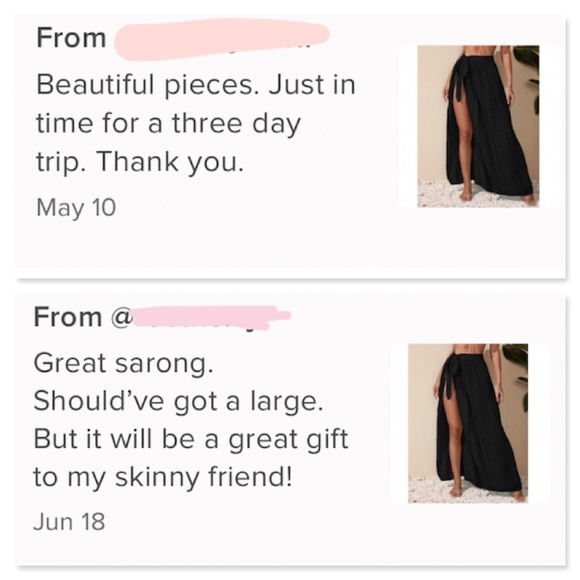 White Sarong Skirt - Picture 13 of 16